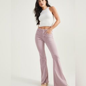 Jilli High Rise Flare Pants in Elderberry Altar'd State Bellbottom Size 28 NWOT